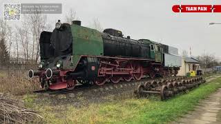 🇵🇱 Pt47 20 Steam Locomotive  Wrocław Poland Wroclaw [upl. by Annoif]