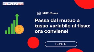 Mutui 2023 passare dal tasso variabile al fisso ora conviene [upl. by Bedad]