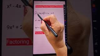 Factoring Perfect Square Trinomials Factoring Polynomials [upl. by Anyel]