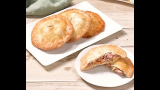 Hand Pies with Corned Beef Cabbage and Spicy Mustard Recipe  Grobbels Gourmet [upl. by Ttenyl624]