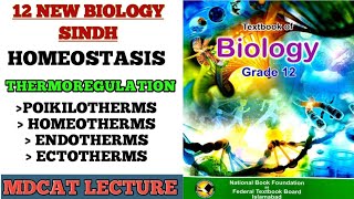 THERMOREGULATION  CLASSIFICATION OF ANIMALS ON THE BASIS OF THERMOREGULATION  12 NEW SINDH BIO [upl. by Nosnibor710]