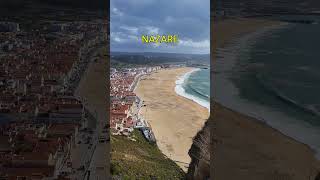 Beautiful Nazare in PORTUGAL 🇵🇹 shorts nazare portugal [upl. by Edra477]