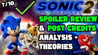 Sonic Movie 2 Spoiler Review Post Credits Scene Analysis  Theories amp Sonic Movie 3s Challenges [upl. by Stilla]