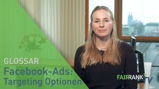 FacebookAds Targeting Optionen  FAIRRANK TV  Glossar [upl. by Ira]