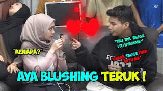 AYA BLUSHING SEBAB MIKHA AJAK KAHWIN   WHISPER CHALLENGE [upl. by Ahsar]