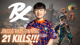 Beating Secret Duo PRX Jinggg Raze💥 VOD vs Wild0reoo Chamber🔫 and invy Clove🦋 [upl. by Wye]