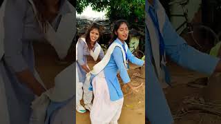 AngelJN  gulari ke phool  स्कूल ड्रेस लड़कियों का देसी डांस 🔥🔥dance trending shortvideo [upl. by Atinad]