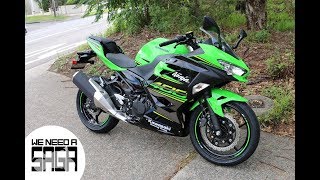 Kawasaki Ninja 400 Test Ride  Still the best beginner sports bike [upl. by Ramedlaw446]