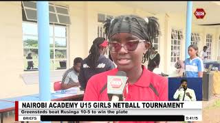 Mpesa Academy wins Nairobi Academy Under 15 girls netball tournament [upl. by Jecon906]