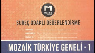 MOZAİK TÜRKİYE GENELİ KURUMSAL DENEME [upl. by Odlawso]