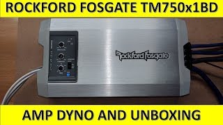 Rockford Fosgate TM750x1BD Amp Dyno and Unboxing [upl. by Patton763]