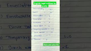 Pitman shorthand Shorthand English legal phrases and outlines Shorthand outlines viralvideo [upl. by Trant]