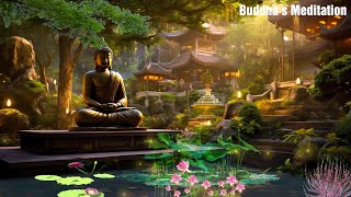 Buddha Meditation  Beautiful Lotus Lake  Spiritual Flute  Relaxing Music for Meditation Zen [upl. by Ellehcsor]