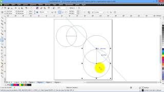 Vesica Piscis e figuras geométricas  002  desenhando a Vesica Piscis [upl. by Aanas457]