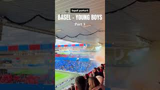 Sopalı Pankart takipçilerine özel Basel  Young Boys maçı tribün görüntüleri ultras tribün [upl. by Norine257]