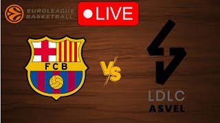 🔴 Live Barcelona vs LyonVilleurbanne  EuroLeague 20232024  Live Play by Play Scoreboard [upl. by Jania]