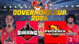 PBA LIVE 🔴BLACKWATER BOSSING VS PHOENIX FUEL MASTER  PBA GOVERNORS CUP 2024  LIVE SCOREBOARD [upl. by Ryon47]