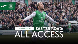 Hibernian 3 Livingston 0  Easter Road ALL ACCESS  Brought To You By Joma Sport [upl. by Benilda759]