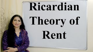 Ricardian Theory of Rent [upl. by Joost]