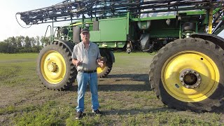 Hay Test Farm Spraying Alfalfa [upl. by Ilsel]