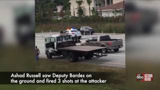 Good Samaritan saves Lee County deputys life shoots attacker [upl. by Renee93]