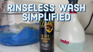 Rinseless Wash 15 minutes Fast Easy Effective McKee’s N914 Tesla Auto Detailing [upl. by Isabelle]