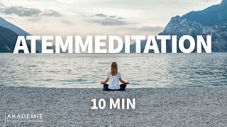 Atemmeditation  geführte Meditation für mehr Achtsamkeit und Entspannung  10 Minuten loslassen [upl. by Wagshul925]