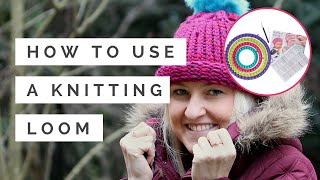 How to Use a Knitting Loom  Hobbycraft [upl. by Kesley837]