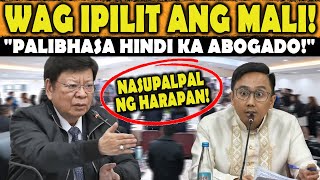 Marcoleta PINAULANAN ng SERMON si Raoul Manuel Palibhasa hindi ka ABOGADO [upl. by Danyette]