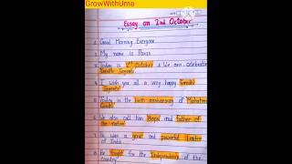 10 lines on Mahatma Gandhi in EnglishMahatma Gandhi Essay in English2 OctoberShort Speech [upl. by Ruby]