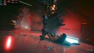 Killing Adam Smasher using Monowire  Cyberpunk 2077 [upl. by Letnwahs]