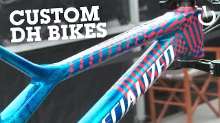 CUSTOM EVERYTHING  Fort William MTB WORLD CHAMPS Pit Bits [upl. by Zinn109]