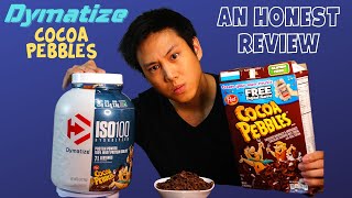 DYMATIZE COCOA PEBBLES REVIEW [upl. by Acimak]