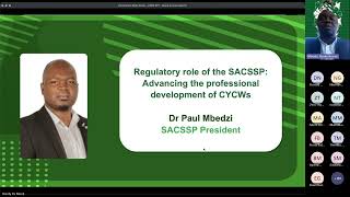 BGM  Regulatory role of SACSSP by Paul Mbedzi SACSSP president [upl. by Ahsratal]