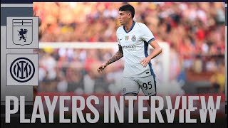 LINTERVISTA DI BASTONI  GENOA 22 INTER  PLAYERS INTERVIEW 🎙️⚫🔵 [upl. by Delaine801]