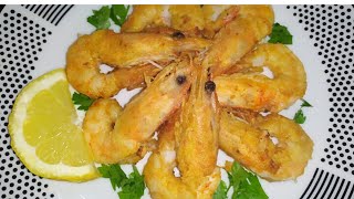 🦐ΤΕΛΕΙΕΣ ΤΗΓΑΝΙΤΕΣ ΓΑΡΙΔΕΣ  DELICIOUS FRIED SHRIMPS  Alena Kitchen [upl. by Htebazle]