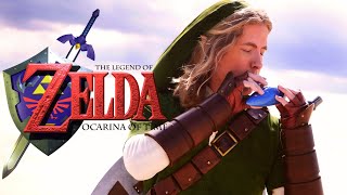 EPIC  The Legend of Zelda Ocarina of Time Medley on REAL Ocarina [upl. by Anerom]