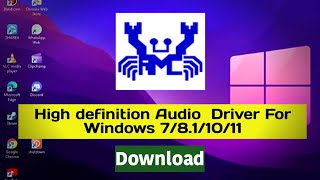 Download amp Install Realtek HD Audio Driver Windows 7811011 2024 [upl. by Neggem]