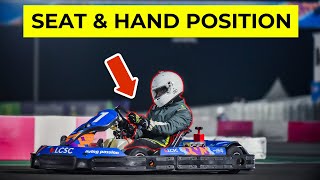 Seat and Hand Position in Karting tutorial [upl. by Lled]