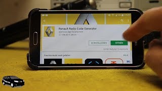 RenaultDacia  Radio Code per App ermitteln [upl. by Ynnub]