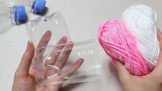 Amazing  Brilliant idea made of plastic bottle and wool  Gift Craft ideas  DIY projects [upl. by Miche]