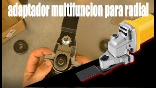 Adaptador multifunción para amoladora angular [upl. by Eelam64]