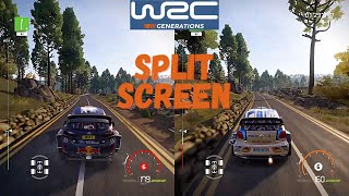 WRC Generations  Splitscreen  2 players versus Gameplay  Rally Japan No Commentary [upl. by Mark]