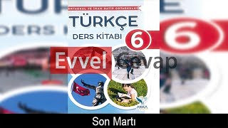 Son Martı Metni Etkinlik Cevapları 6 Sınıf Türkçe [upl. by Ahsirpac274]