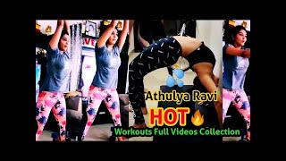 Authlya Ravi Hot Workouts  Full Workout Videos Collection  Athulya Ravi Gym Workouts  Actress [upl. by Seroled]