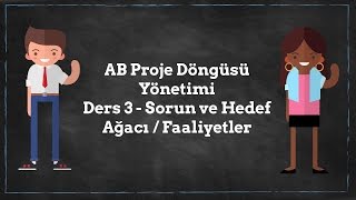 AB Proje Döngüsü Yönetimi  Ders 3  Sorun ve Hedef Ağacı  Faaliyetler [upl. by Lion]