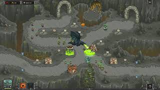 Kingdom Rush Frontiers Veteran Mode Walkthrough  Beresads Lair Heroic [upl. by Skardol]