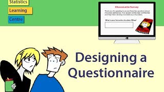 Designing a Questionnaire or Survey  statistics help [upl. by Lyrac442]