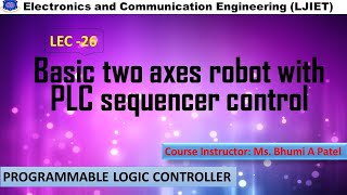 PLC amp SCADASession 26 basic two axes robot with pLC sequencer control [upl. by Premer]