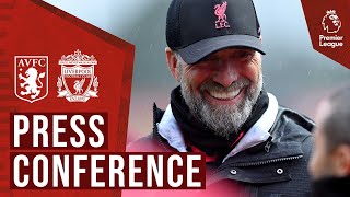 Jürgen Klopps preAston Villa press conference  Reds boss previews Premier League return [upl. by Qifar]